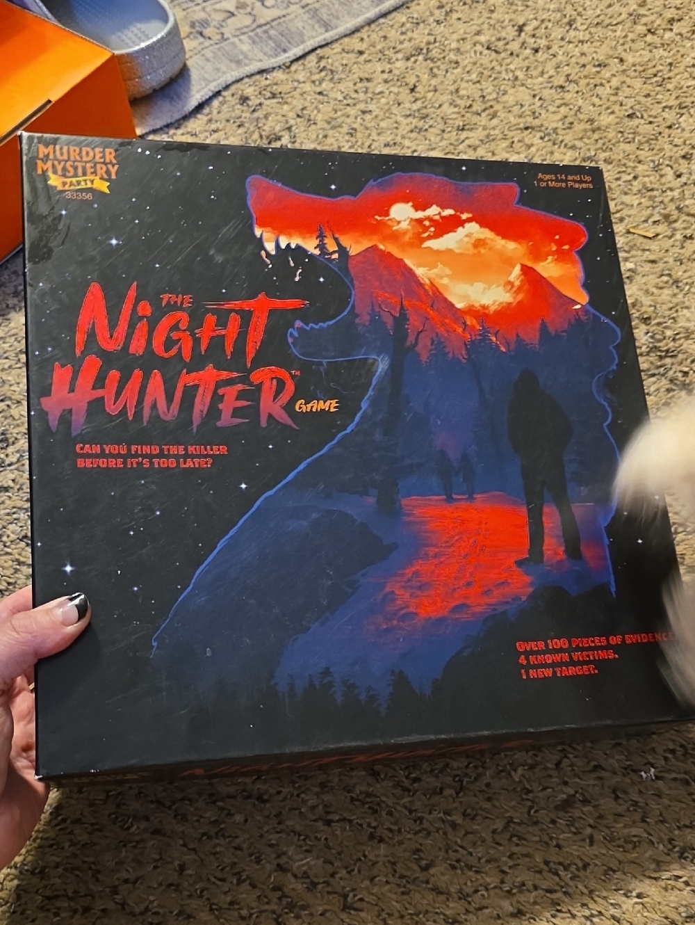 The Night Hunter Game - Murder Mystery Board Game LN